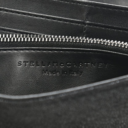 Stella McCartney Shaggy Deer Falabella Flap Wallet Black 6 of 7