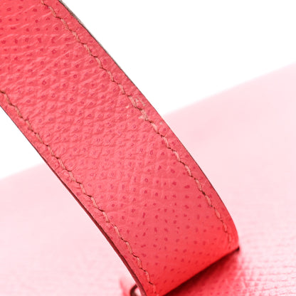 Hermes Epsom Bearn Gusset Wallet Rose Azalee 8 of 10