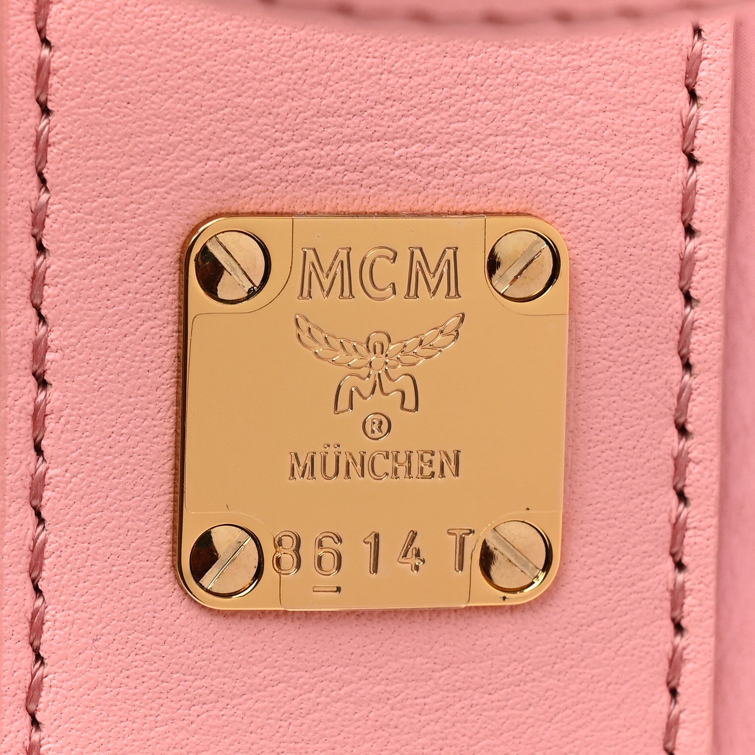 MCM Visetos Medium Liz Reversible Shopper Tote Blossom Pink 9 of 11