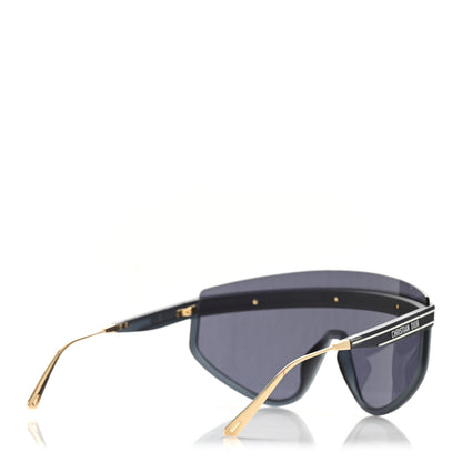 Christian Dior Oblique Mask DiorClub M2U Sunglasses Translucent Blue 4 of 10