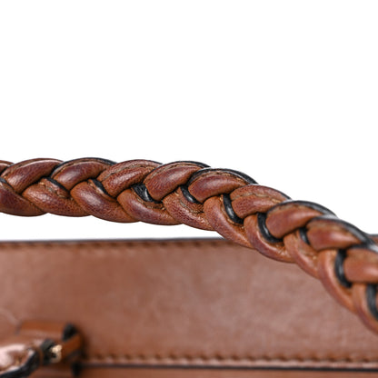 Valentino Garavani Vitello Lace Demetra Satchel Cognac 34 of 34