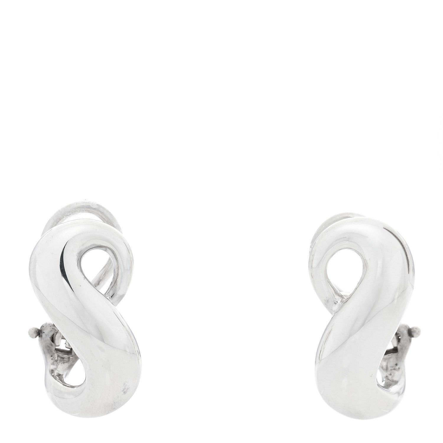 Tiffany Sterling Silver Figure 8 Earrings 1 of 4