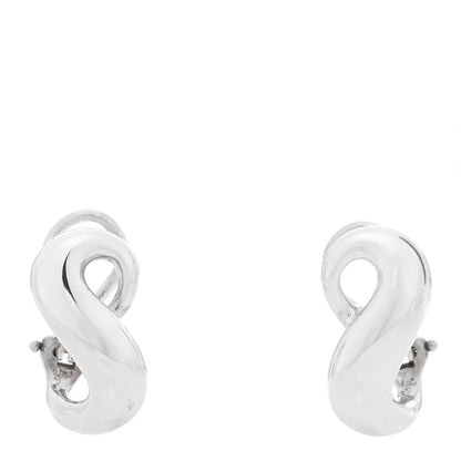 Tiffany Sterling Silver Figure 8 Earrings 1 of 4