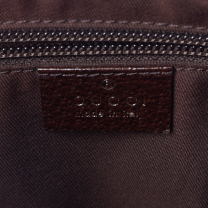 Gucci Monogram Medium Half Moon Hobo Dark Brown 7 of 8