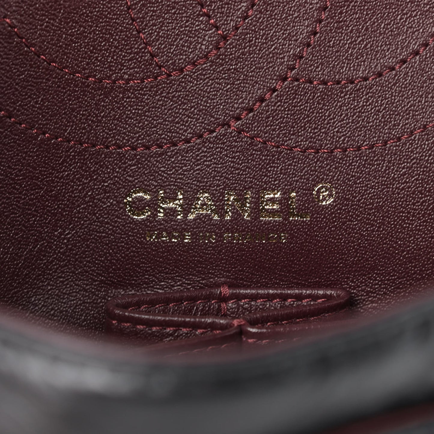 Aged Calfskin Quilted 2.55 Reissue 225 Flap Black