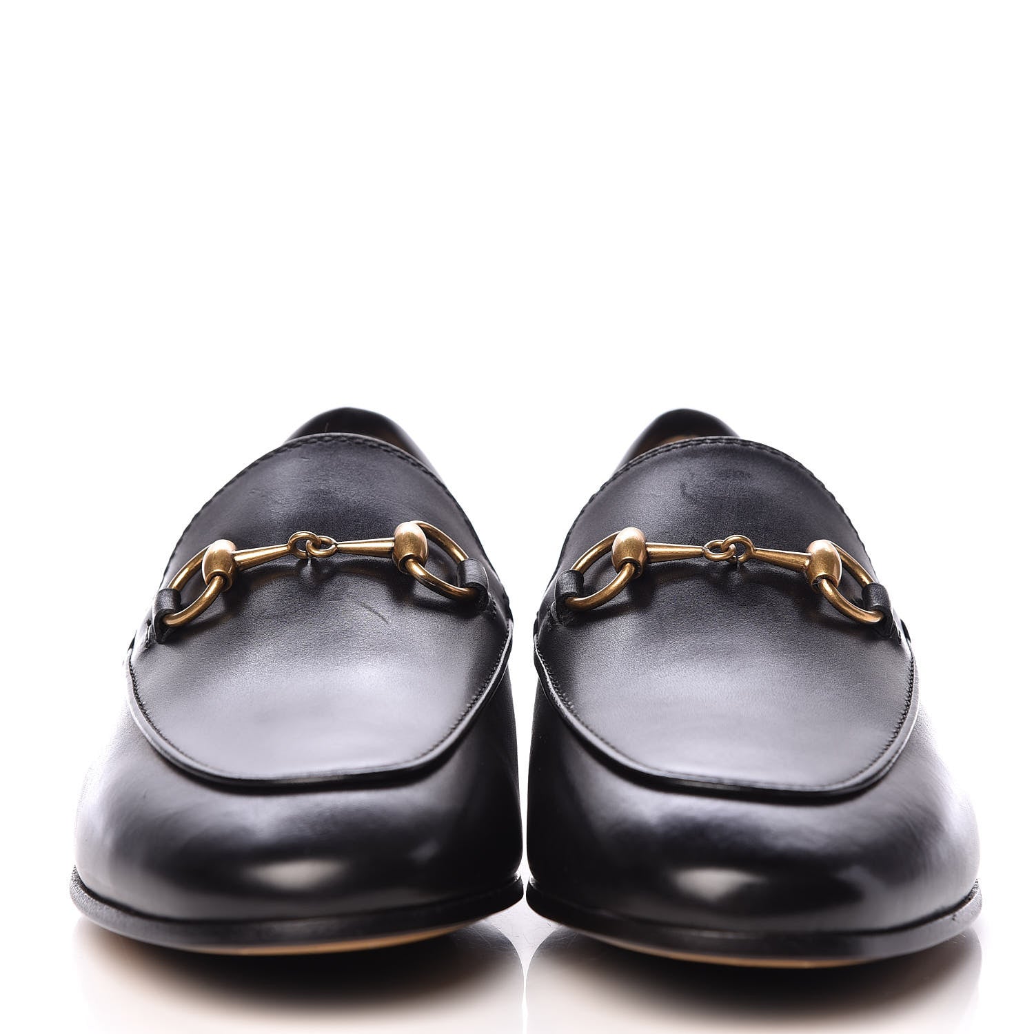 Gucci Calfskin Womens Jordaan Loafers 36 Black 3 of 20