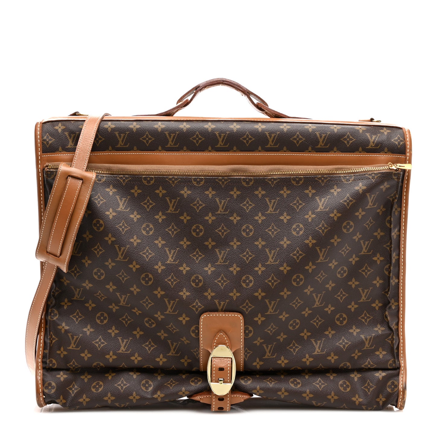 French Company Monogram Garment Bag