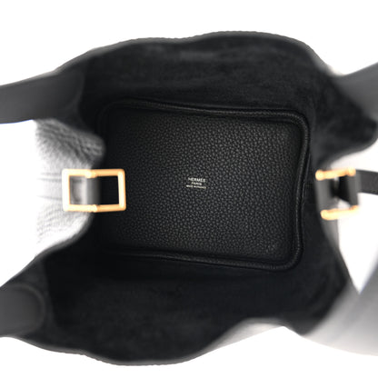 Hermes Taurillon Clemence Picotin Lock 18 PM Black 5 of 11