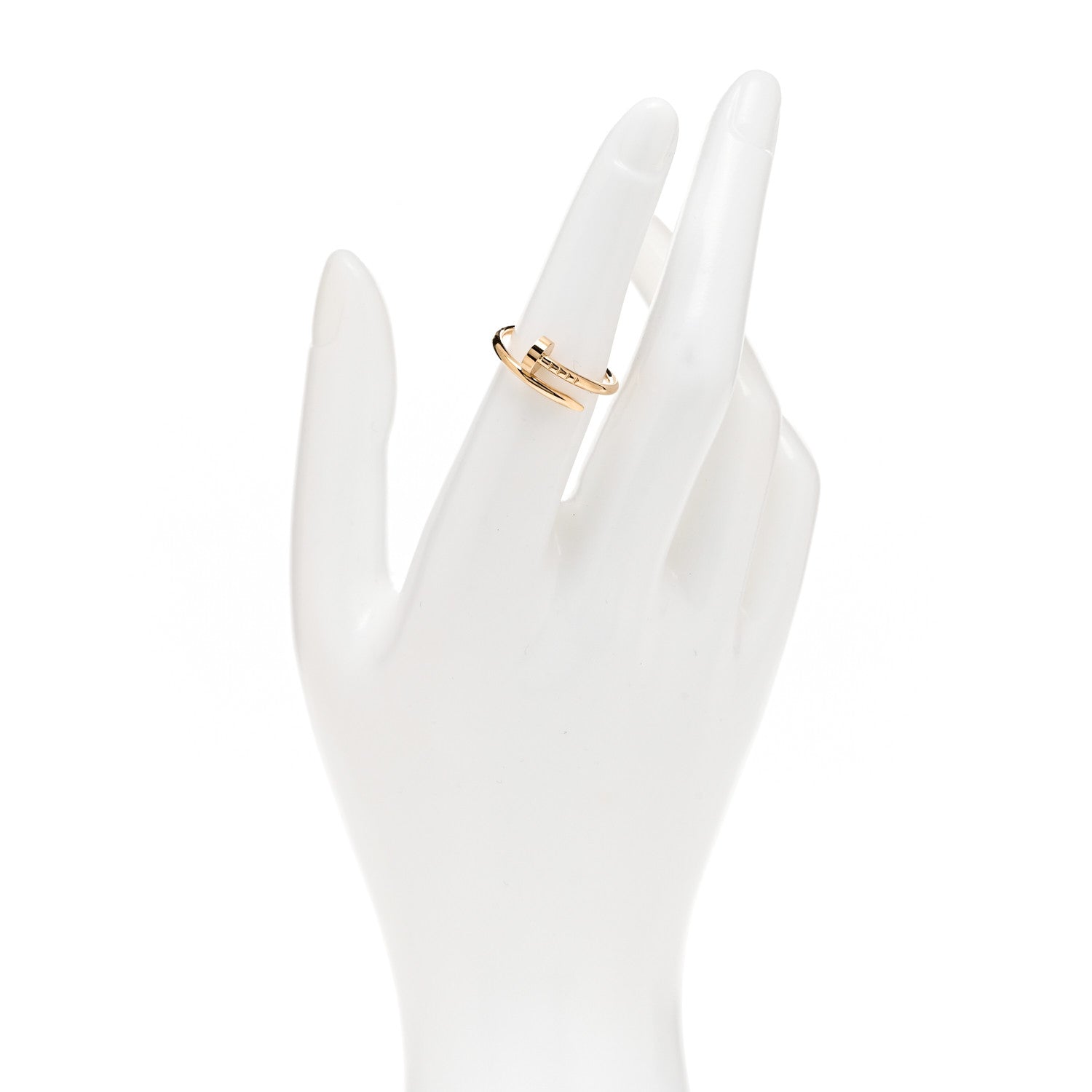 Cartier 18K Yellow Gold Small Juste Un Clou Ring 51 5.75 2 of 5