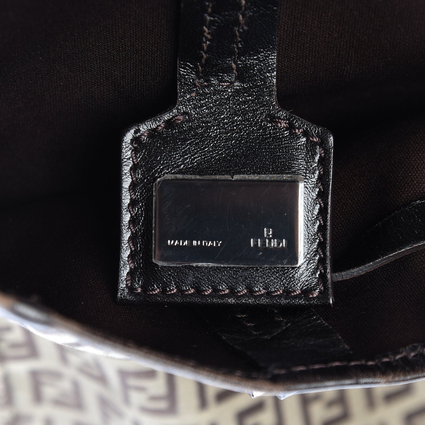 Zucchino Shopping Tote Mogano Panna Brown