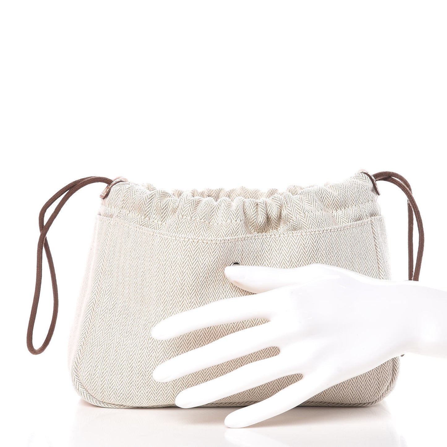 Canvas Barenia Fourbi 20 PM Pouch Naturel Fauve