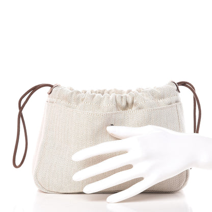 Hermes Canvas Barenia Fourbi 20 PM Pouch Naturel Fauve 2 of 12