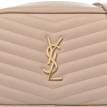 Saint Laurent Grain De Poudre Matelasse Monogram Mini Lou Camera Bag New Powder 15 of 16