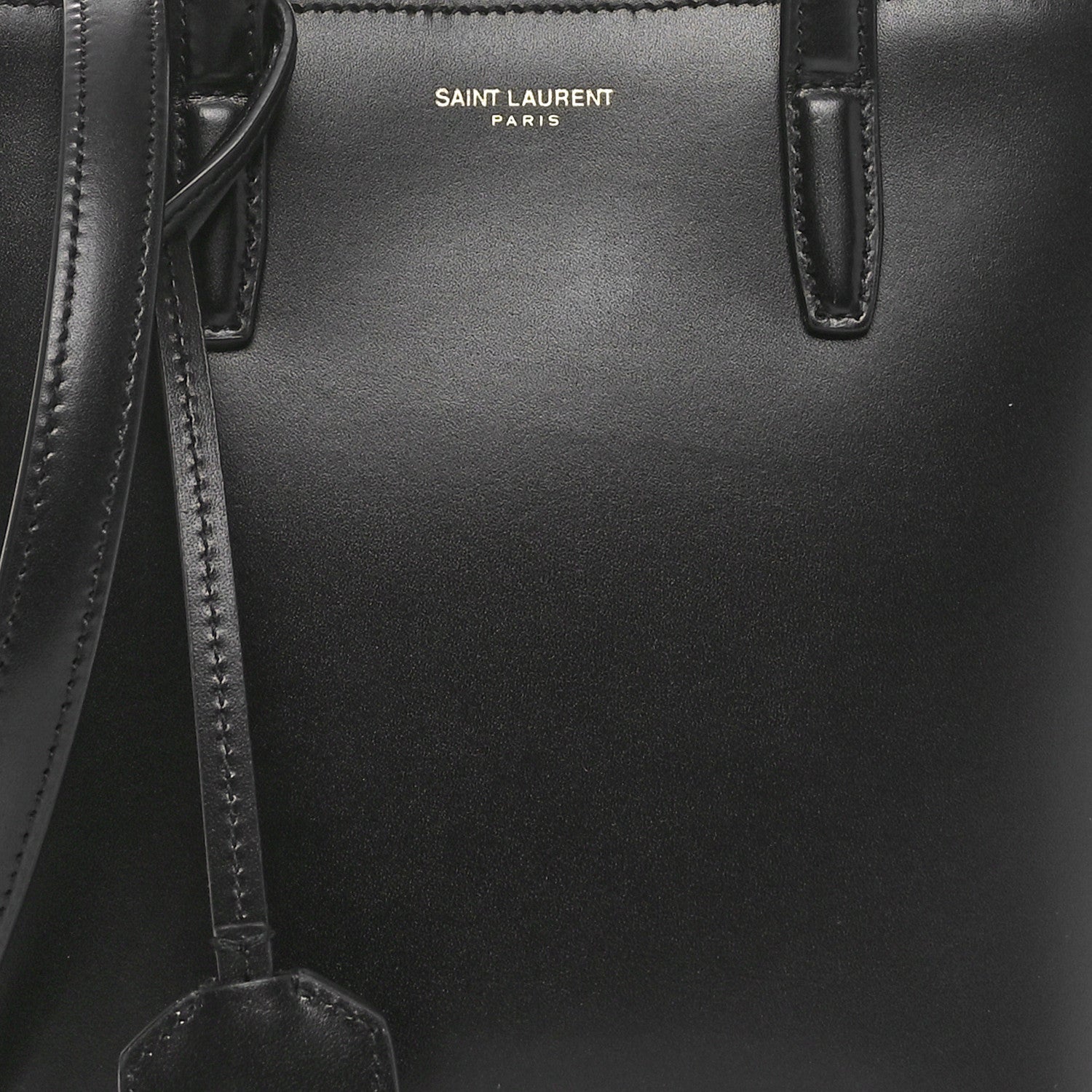 Saint Laurent Calfskin Mini Toy Shopping Tote Black 6 of 8