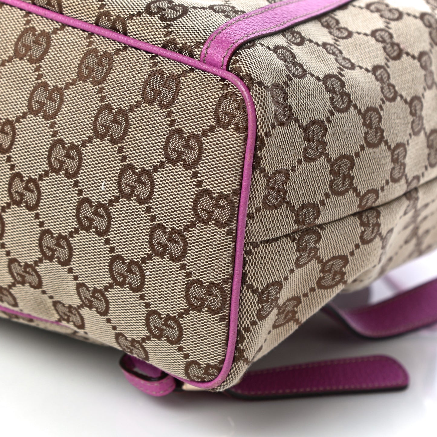 Monogram Flap Backpack Pink