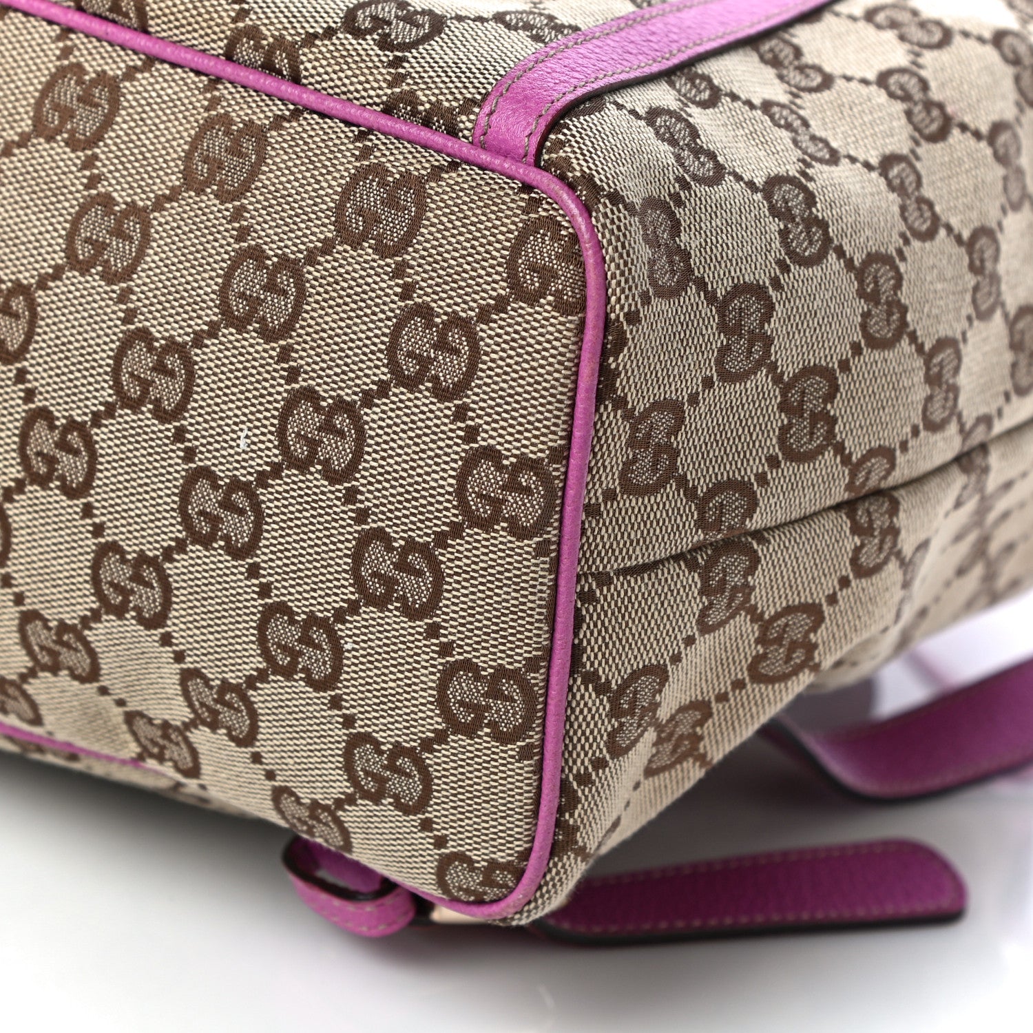 Gucci Monogram Flap Backpack Pink 9 of 9