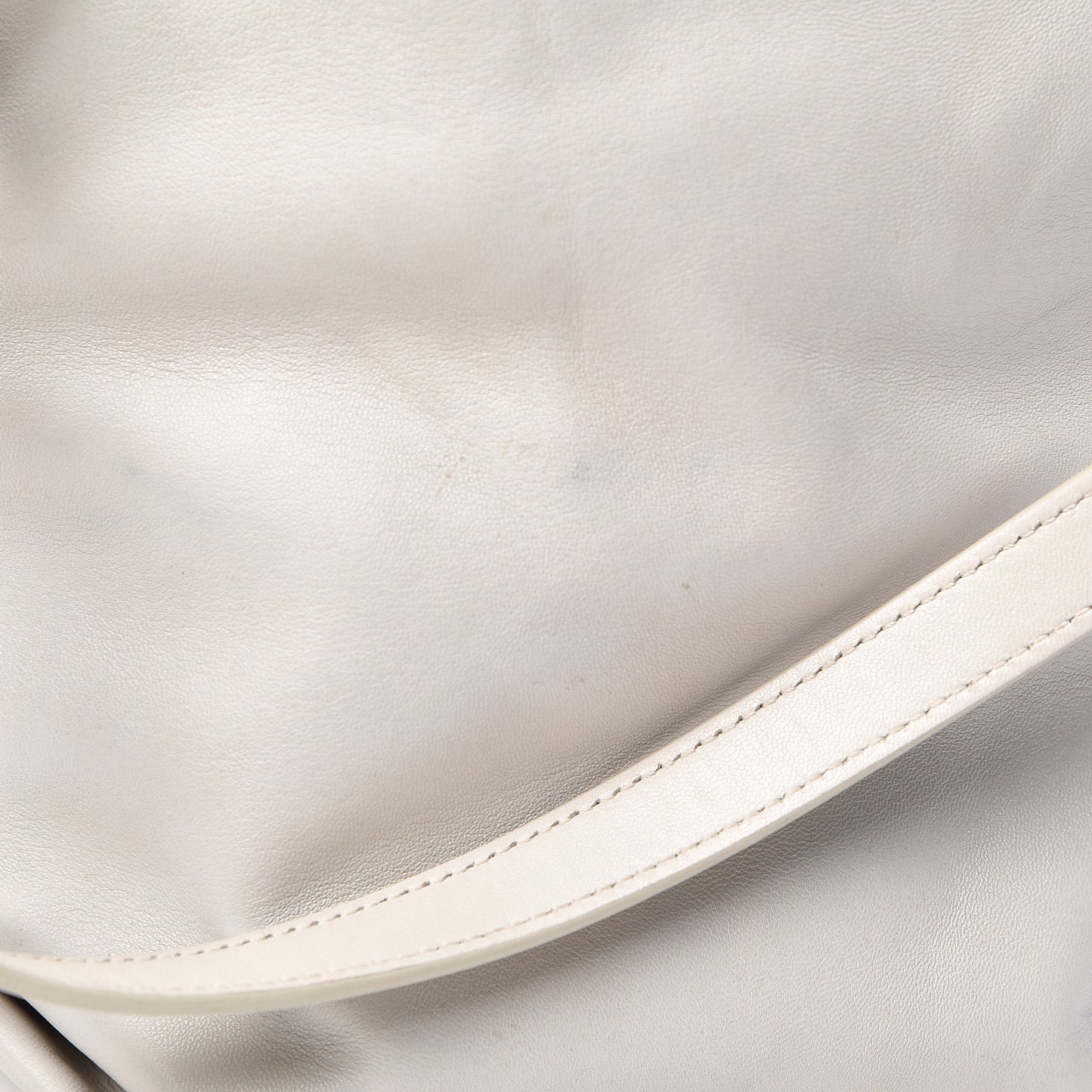 Lambskin Teddy Drawstring Bag Blac Vintage