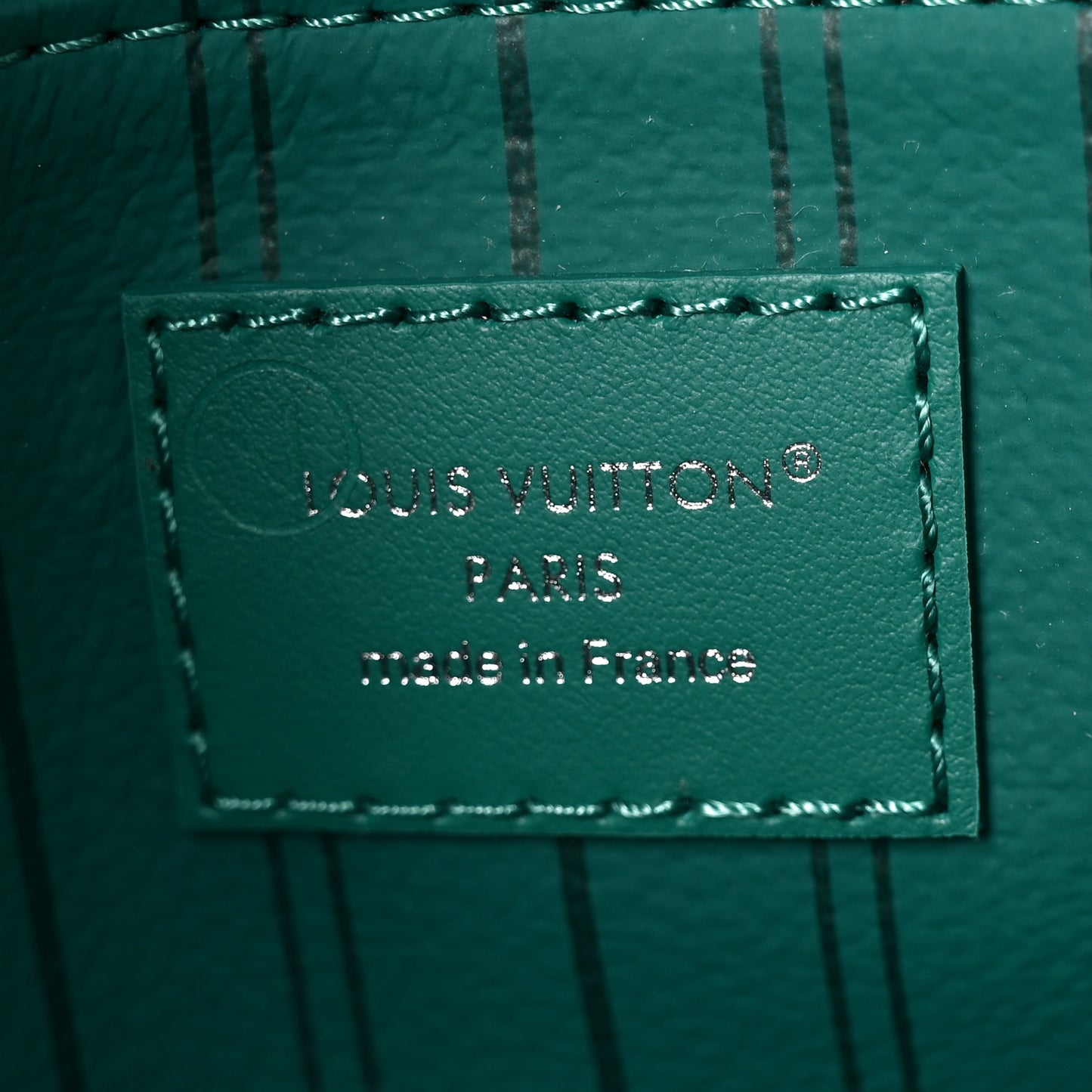 Monogram Dopp Kit Toilet Pouch Borneo Green