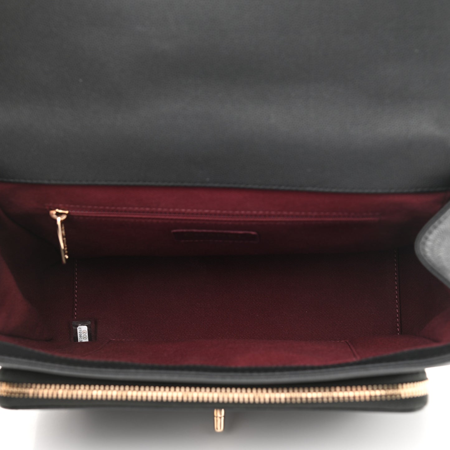 Caviar Quilted Large Business Affinity Flap Black