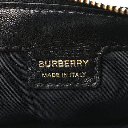Burberry Lambskin Quilted Lola Double Pouch Crossbody Black 6 of 9