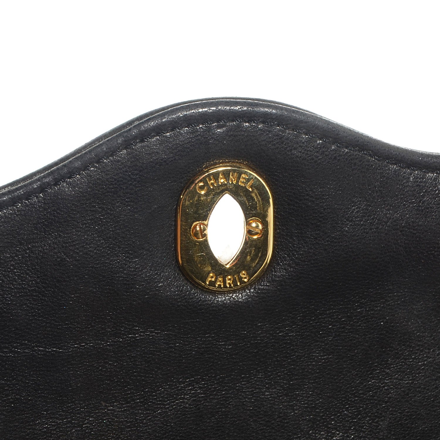 Chanel Lambskin Medium Double Flap Black 10 of 10