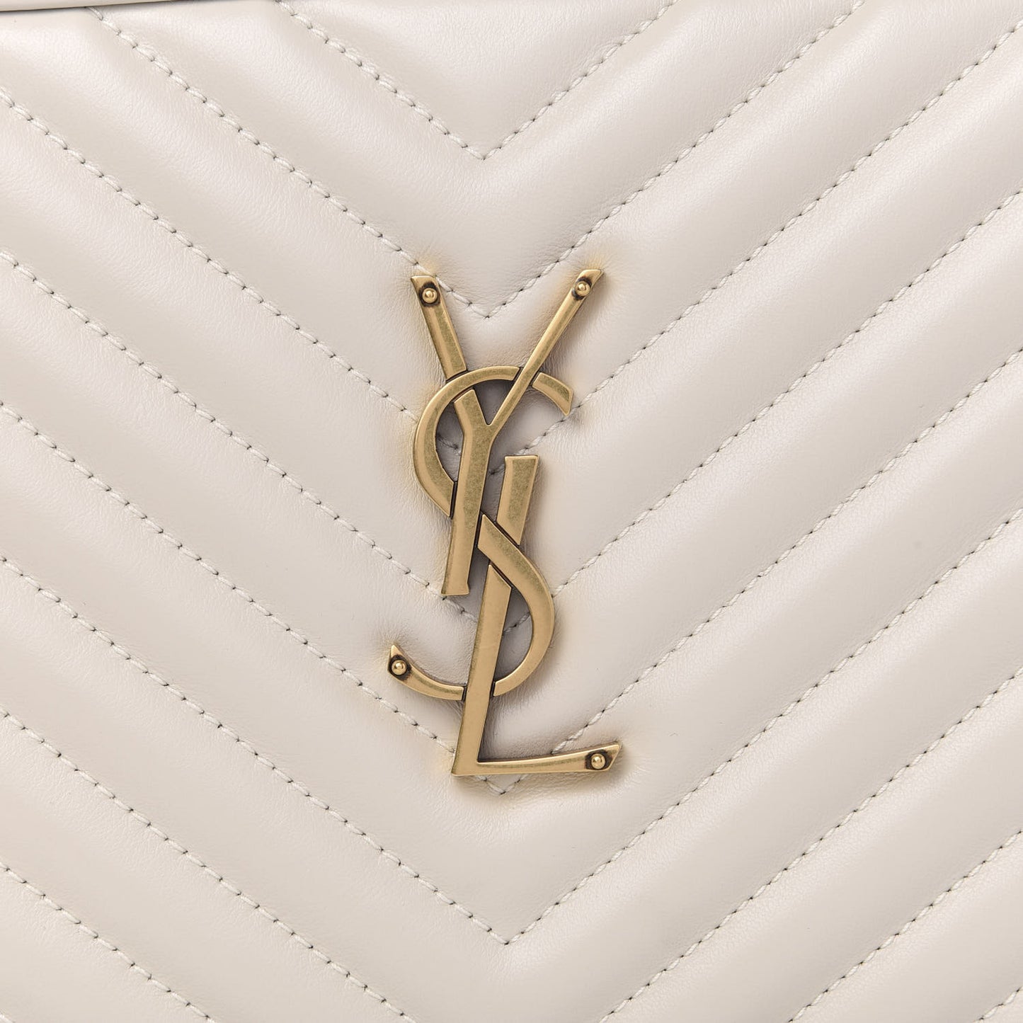 Calfskin Matelasse Monogram Lou Camera Bag Crema Soft