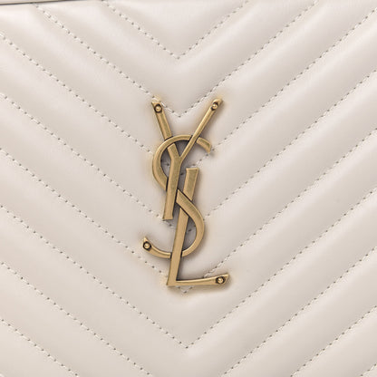 Saint Laurent Calfskin Matelasse Monogram Lou Camera Bag Crema Soft 8 of 8