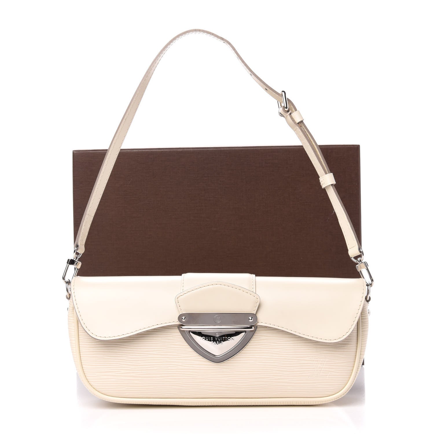 Louis Vuitton Epi Montaigne Clutch Ivory 10 of 10