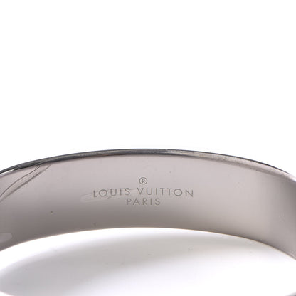Louis Vuitton Metal Enamel Confidential Bangle Bracelet 4 of 5