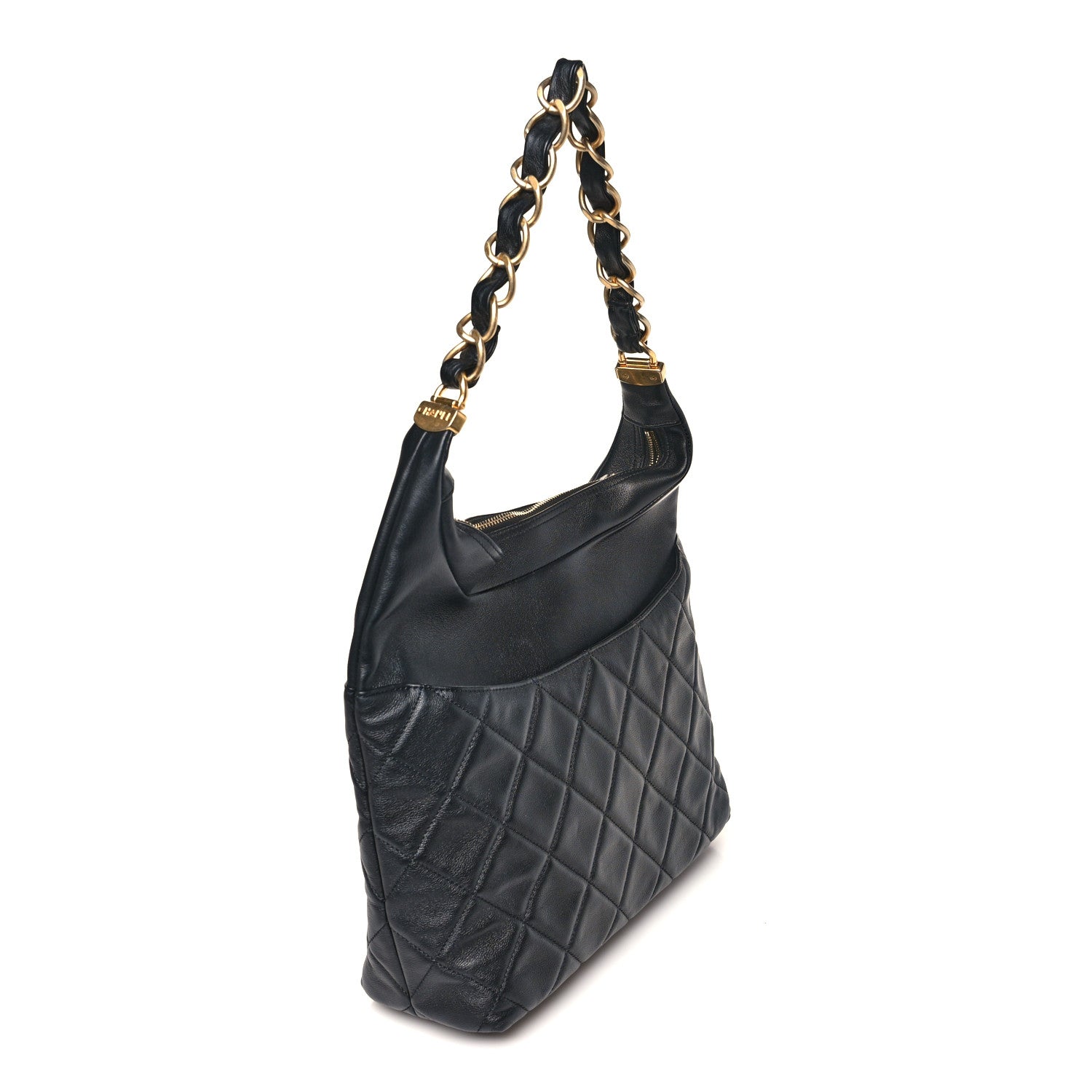 Chanel Calfskin Quilted Close To Me Hobo Black 4 of 11