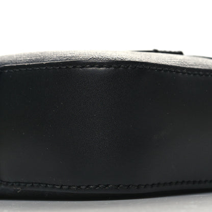 Gucci GG Supreme Monogram Appia Calfskin Web Messenger Bag Black 9 of 11