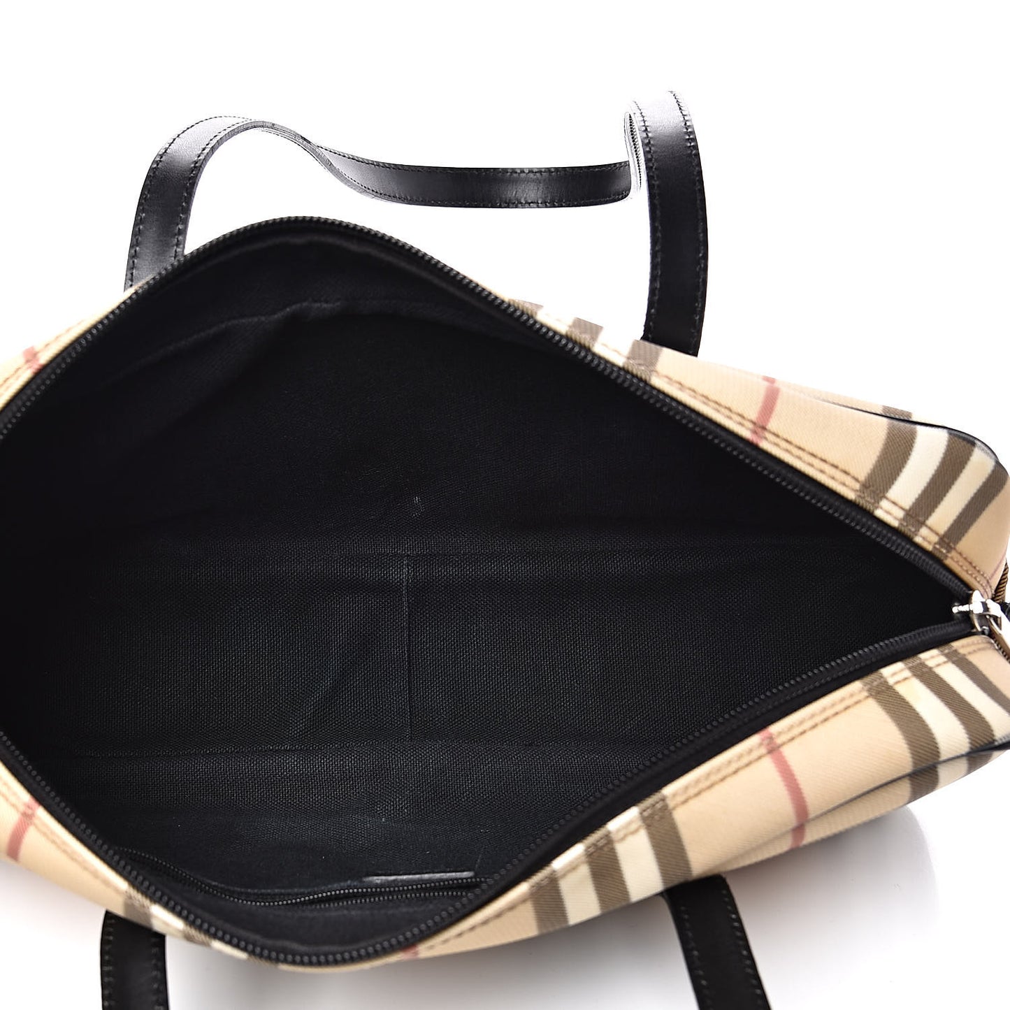 House Check Shoulder Bag Black