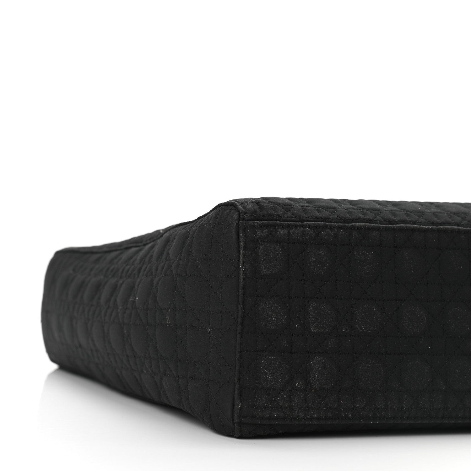 Christian Dior Nylon Cannage Large Lady Dior Black 9 of 10