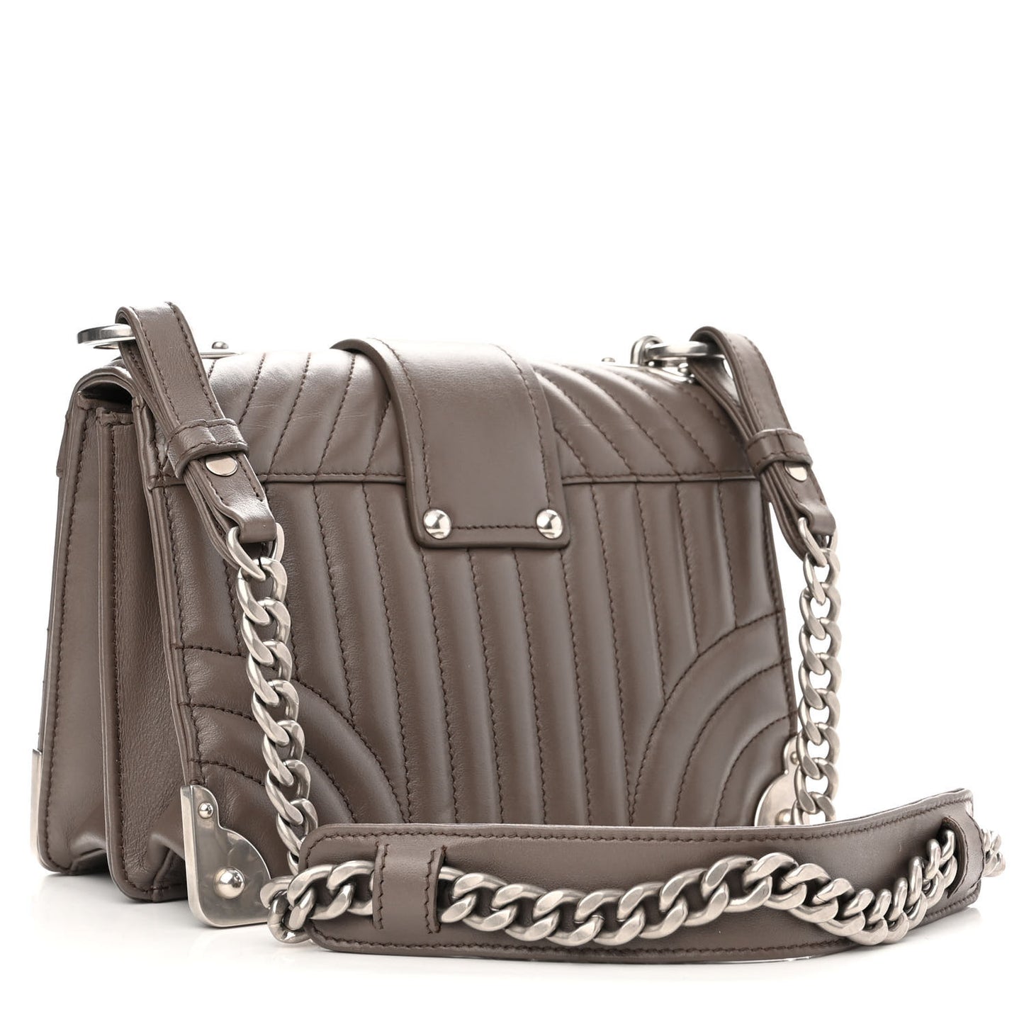 Soft Calfskin Impunture Diagramme Cahier Bag Bambu