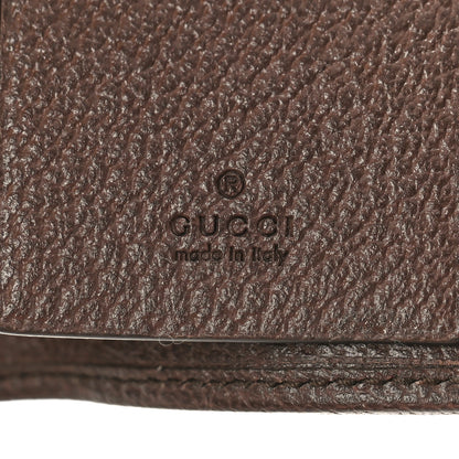 Gucci GG Supreme Monogram Web Ophidia 6 Key Holder Case Beige New Acero 6 of 9