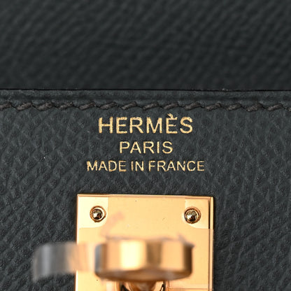 Hermes Epsom Kelly Sellier 25 Bleu Orage 6 of 11