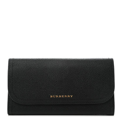 Burberry Soft Grain Calfskin Harris Wallet Black 1 of 7