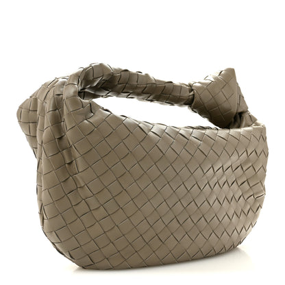 Bottega Veneta Nappa Intrecciato Teen Jodie Hobo Taupe Grey 3 of 10