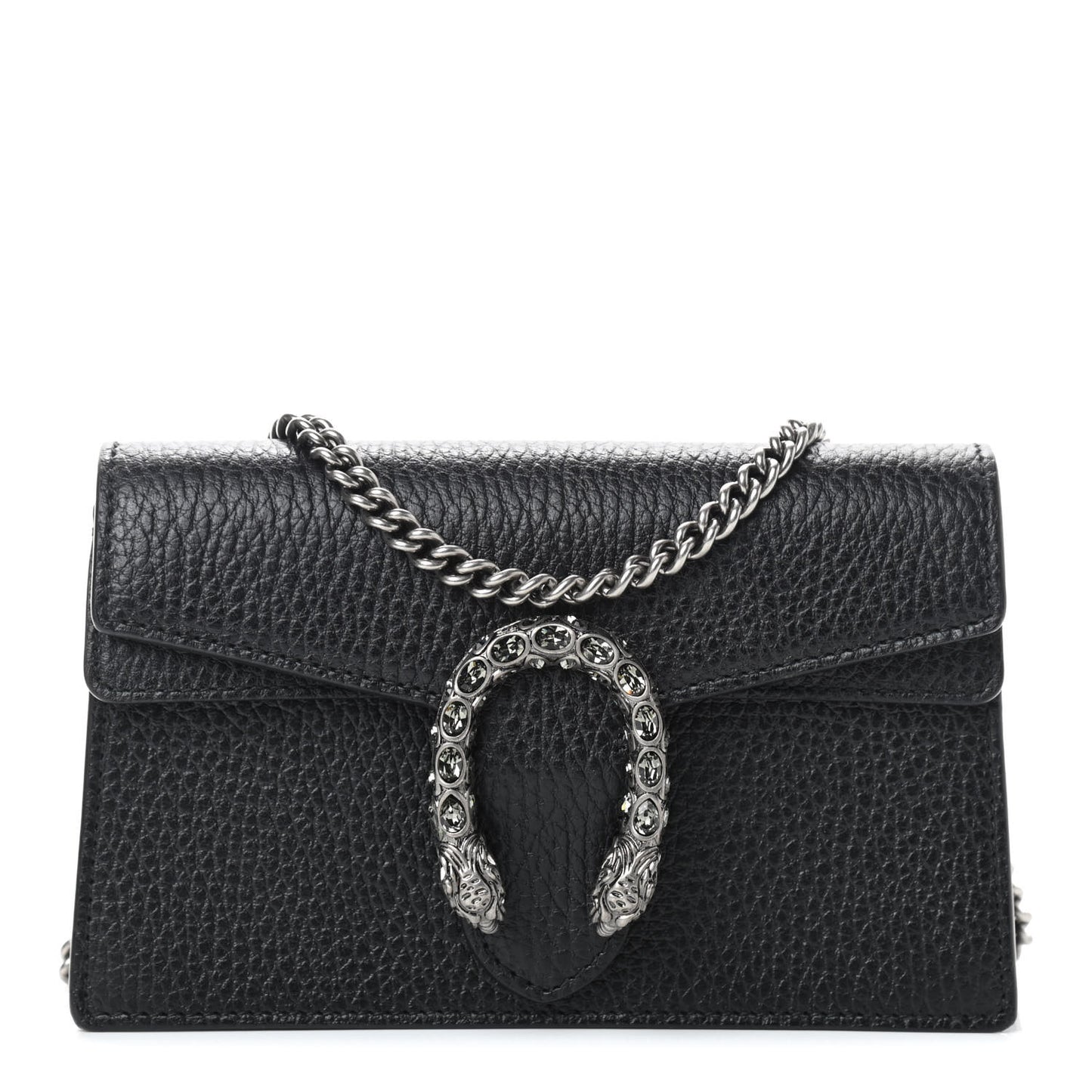 Calfskin Super Mini Dionysus Shoulder Bag Black