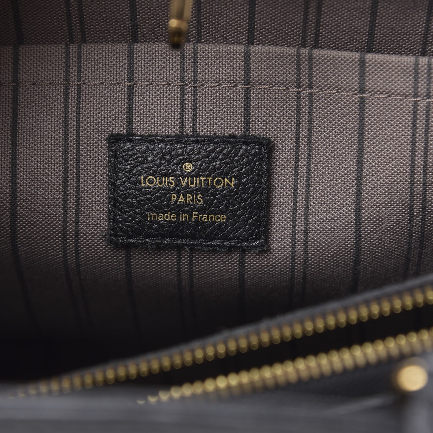 Louis Vuitton Empreinte Montaigne MM Black 6 of 14