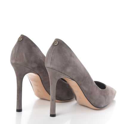 Louis Vuitton Rendez Vous Suede Pumps 39.5 Grey 4 of 7