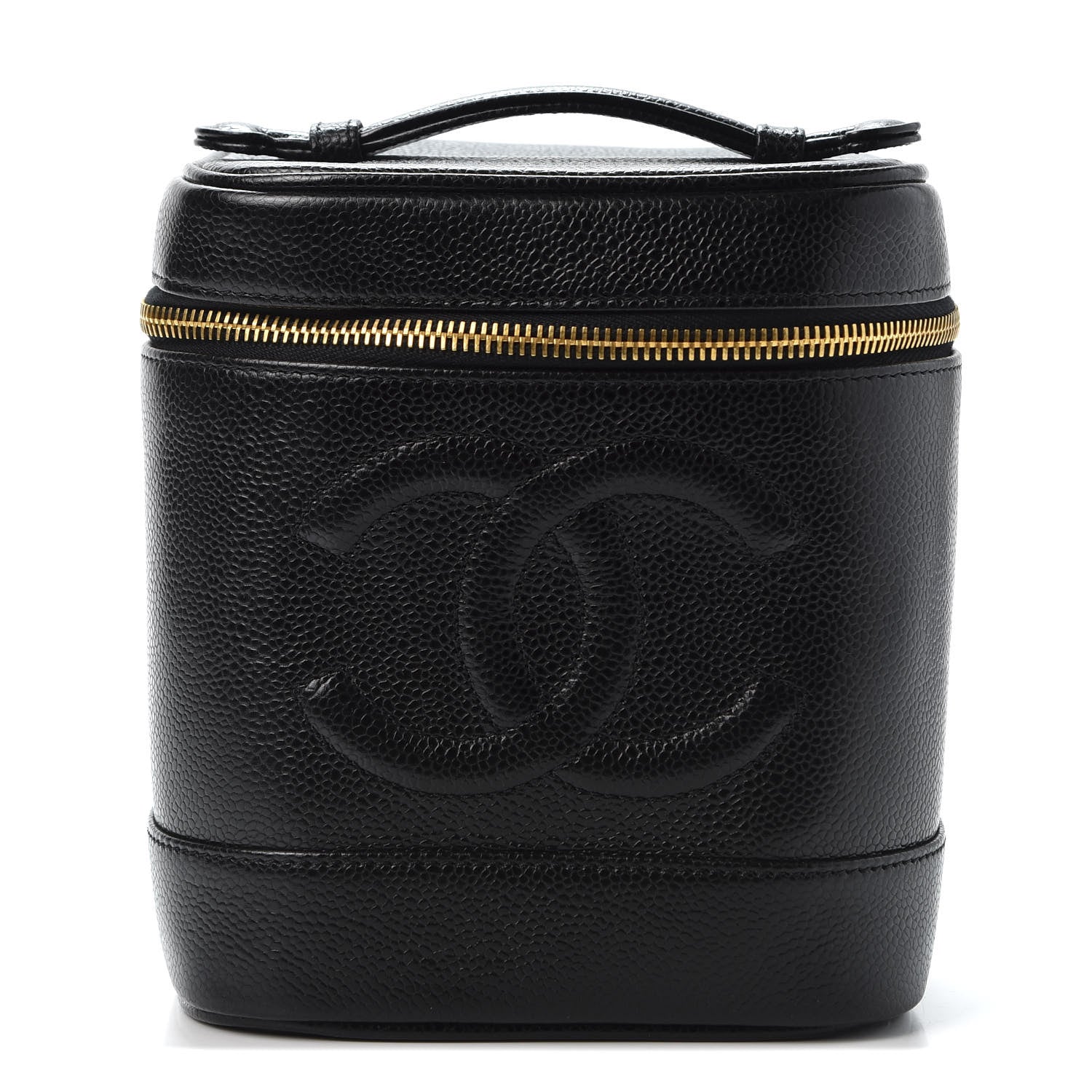 Chanel Caviar Cosmetic Vanity Bag Black 1 of 8