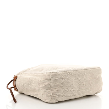 Hermes Canvas Barenia Fourbi 20 PM Pouch Naturel Fauve 4 of 10