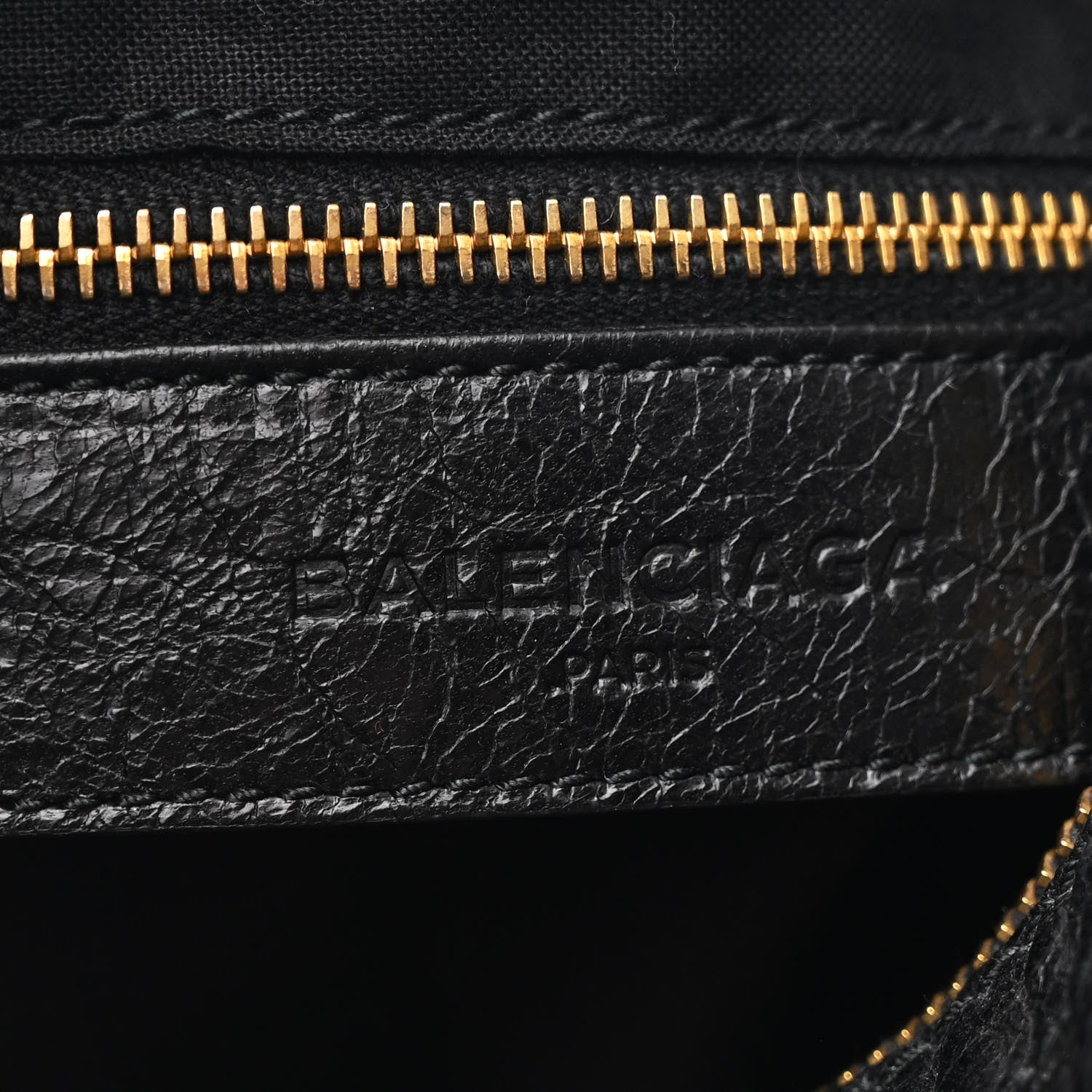 Balenciaga Agneau Giant 12 Gold Hardware Zip Traveler Backpack Black 7 of 11