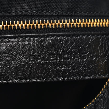 Balenciaga Agneau Giant 12 Gold Hardware Zip Traveler Backpack Black 7 of 11