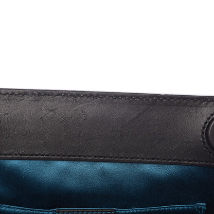 Gucci Suede Patent GG Web Small Ophidia Chain Shoulder Bag Black 8 of 13