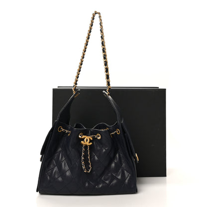Chanel Caviar Quilted Small Chanel 25 Handbag Dark Navy 11 of 11