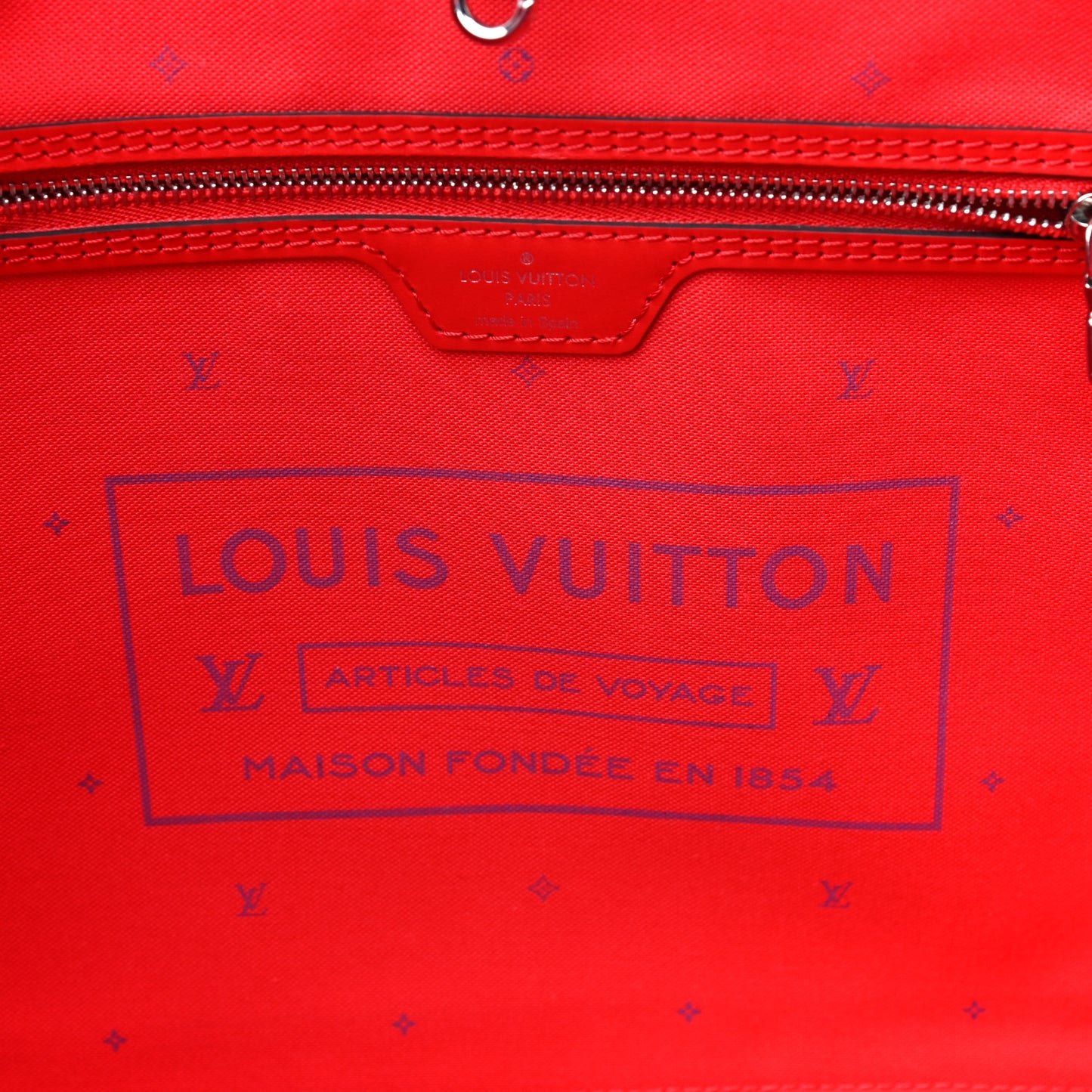 Monogram Escale Neverfull MM Rouge
