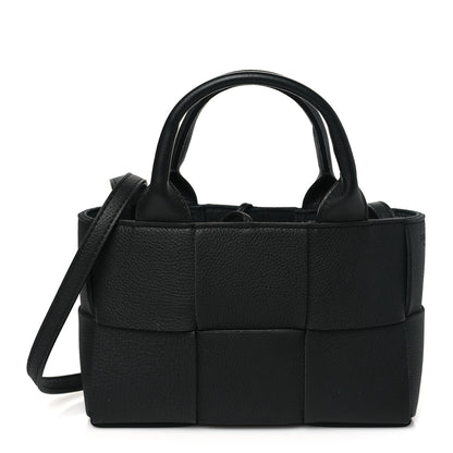Bottega Veneta Grained Calfskin Intrecciato Candy Arco Tote Black 1 of 10