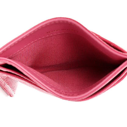 Chanel Caviar Quilted Card Holder Fuchsia 5 of 9